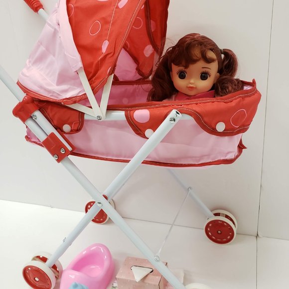New 10" Doll and Pram Trolley - Picture 10 of 12